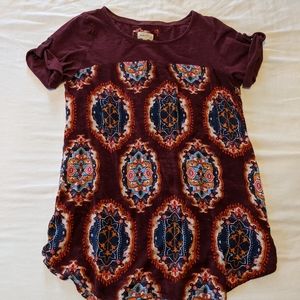 Anthropology Floral Shirt